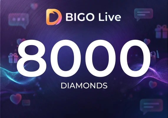 BIGO Live - 8,000 Diamonds