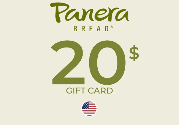 Panera Bread Gift Card 20 USD