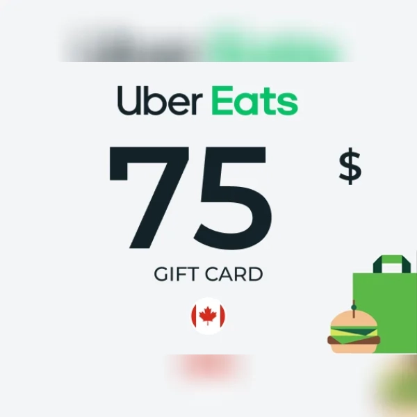 Uber Eats Gift Card 75 CAD Key - CANADA