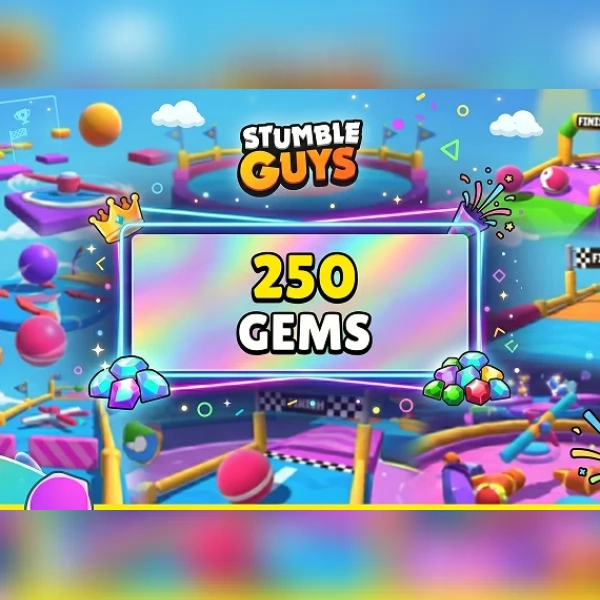Stumble Guys - 250 Gems Direct Top-Up - GLOBAL