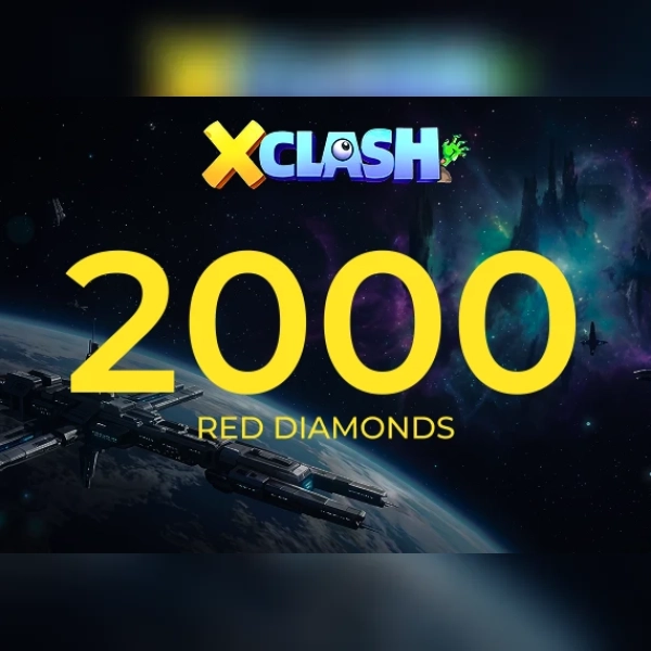 X-Clash - 2,000 Red Diamonds Direct Top-Up - GLOBAL