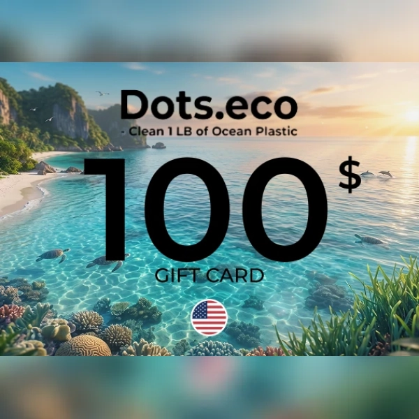 Dots.eco - Clean 1 LB of Ocean Plastic Gift Card 100 USD Key - UNITED STATES
