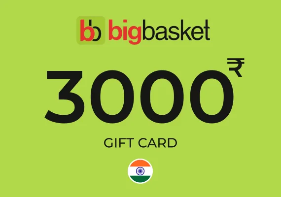 Bigbasket Gift Card 3000 INR