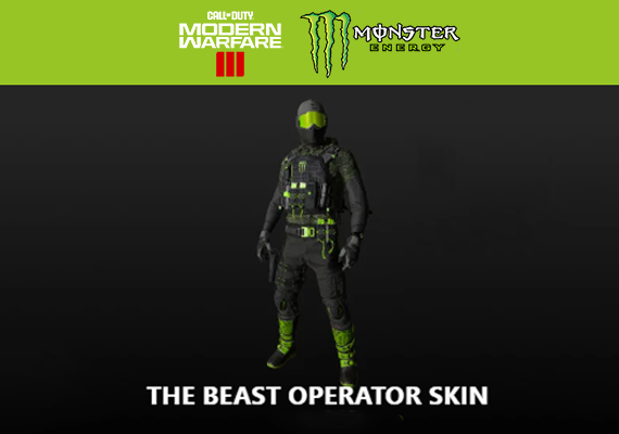 Monster Energy X Call of Duty: The Beast Operator Skin (DLC) Monster Energy X Call of Duty: The Beast Operator Skin (DLC)