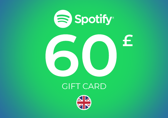 Spotify Gift Card 60 GBP Spotify Gift Card 60 GBP