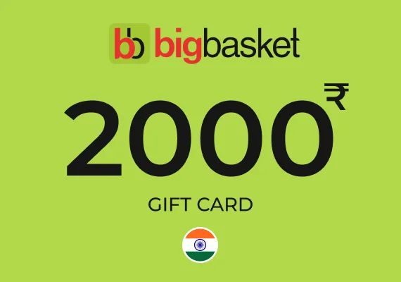 Bigbasket Gift Card 2000 INR
