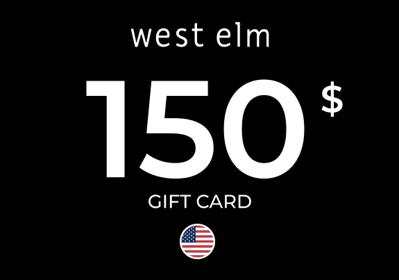 West elm Gift Card 150 USD