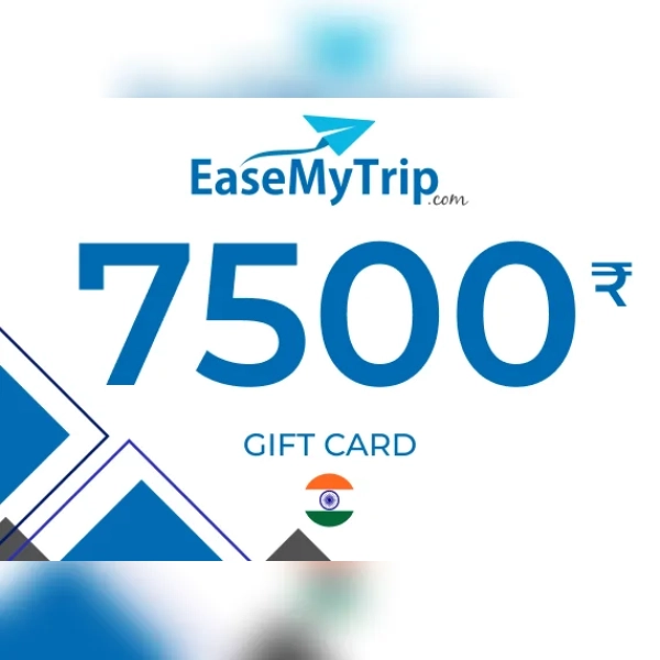 EaseMyTrip Gift Card 7500 INR Key - INDIA