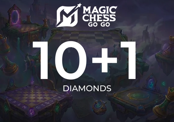 Magic Chess: Go Go - 10 + 1 Diamonds 