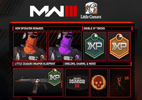 Call of Duty: Modern Warfare III - Little Caesars Bundle (DLC) Official website Key - UNITED STATES (DLC) Call of Duty: Modern Warfare III - Little Caesars Bundle (DLC) Official website Key - UNITED STATES (DLC)