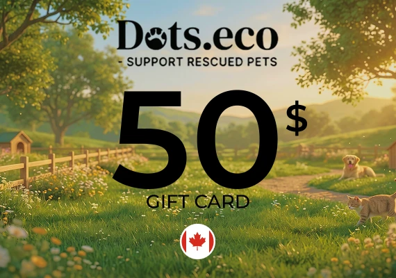 Dots.eco - Support Rescued Pets Gift Card 50 CAD
