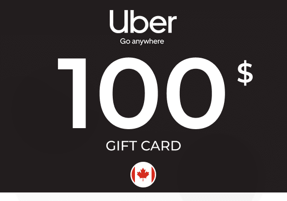 Uber Rides Gift Card 100 CAD