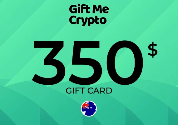 Gift Me Crypto Gift Card 350 AUD 