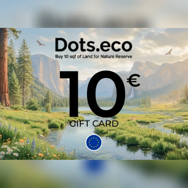 Dots.eco - Buy 10 sqf of Land for Nature Reserve Gift Card 10 EUR Key - EU