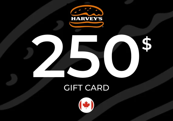 Harvey's Gift Card 250 CAD 