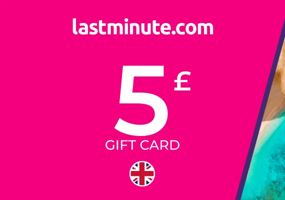 lastminute.com Hotel Gift Card UK 5 GBP