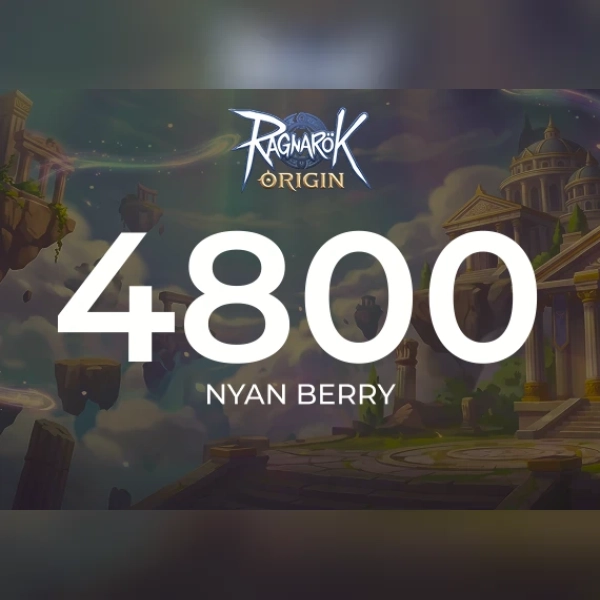 Ragnarok Origin - 4,800 Nyan Berry Direct Top-Up - GLOBAL