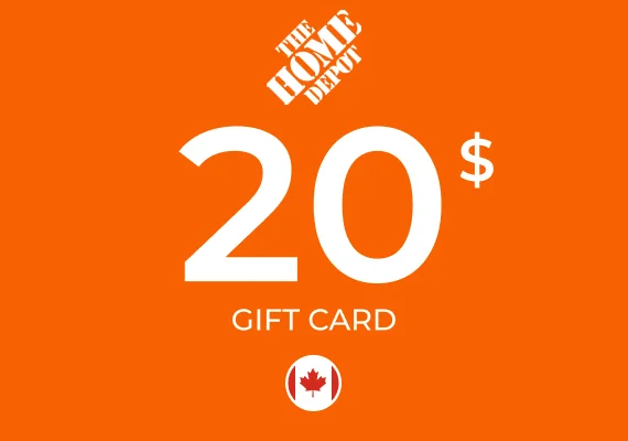 The Home Depot Gift Card 20 CAD