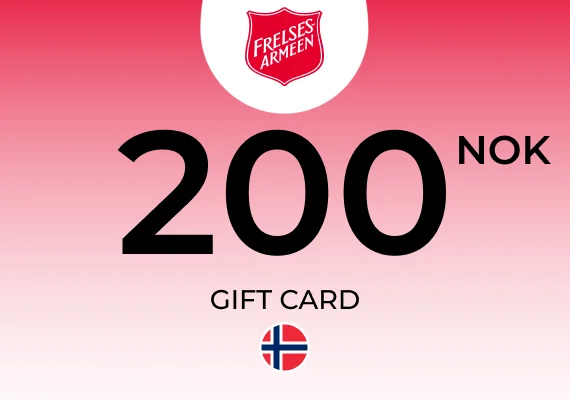 Frelsesarmeen Gift Card 200 NOK