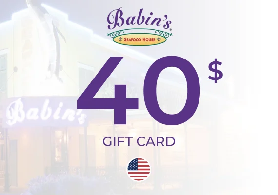 Babin's Seafood House Gift Card 40 USD
