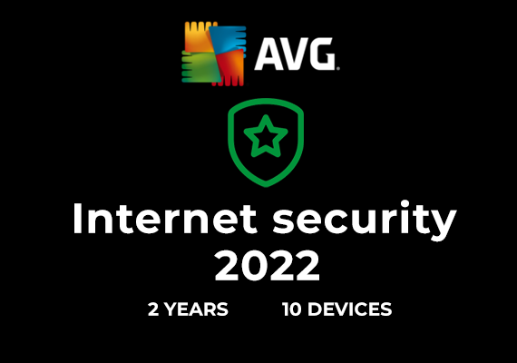 AVG Internet Security 2022 2 Years 10 Devices AVG Internet Security 2022 2 Years 10 Devices