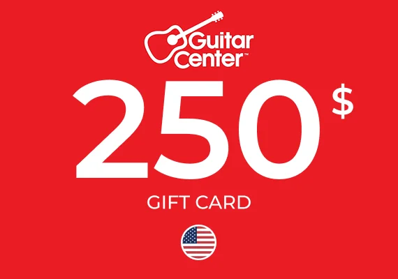 Guitar Center Gift Card 250 USD