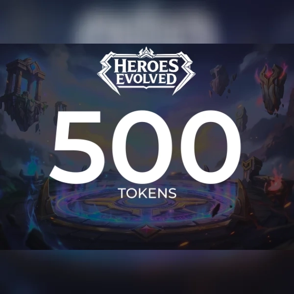 Heroes Evolved - 500 Tokens Direct Top-Up - GLOBAL