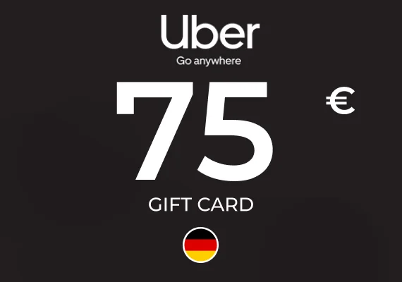 Uber Gift Card 75 EUR