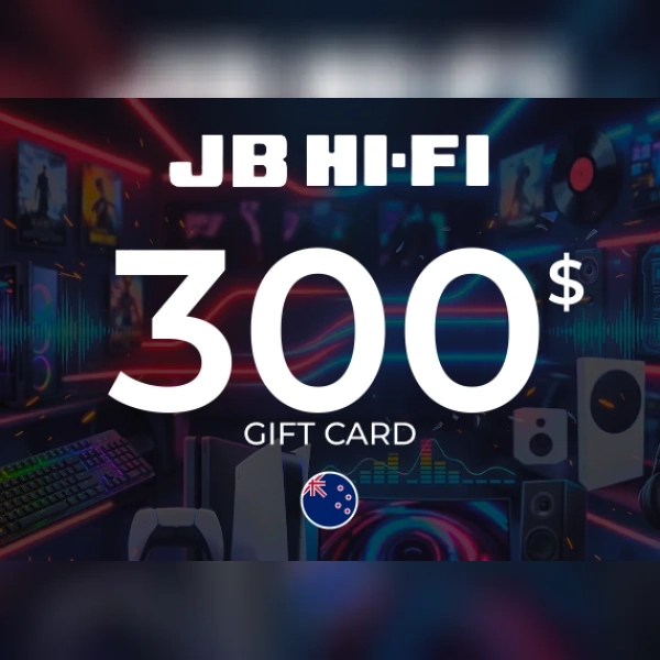 JB Hi-Fi Gift Card 300 NZD Key - NEW ZEALAND