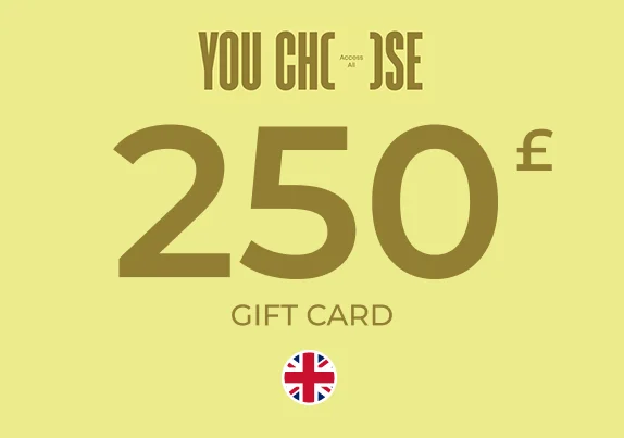 YouChoose All Access Digital Gift Card 250 GBP Key - UNITED KINGDOM