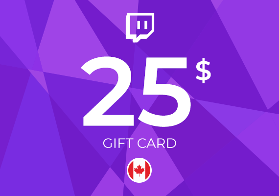Twitch Gift Card 25 CAD