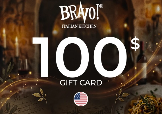 Bravo Italian Kitchen Gift Card 100 USD