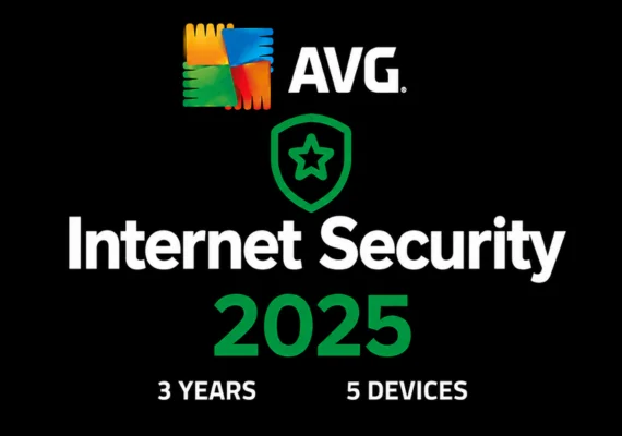 AVG Internet Security 2025 (3 Years / 5 Devices)