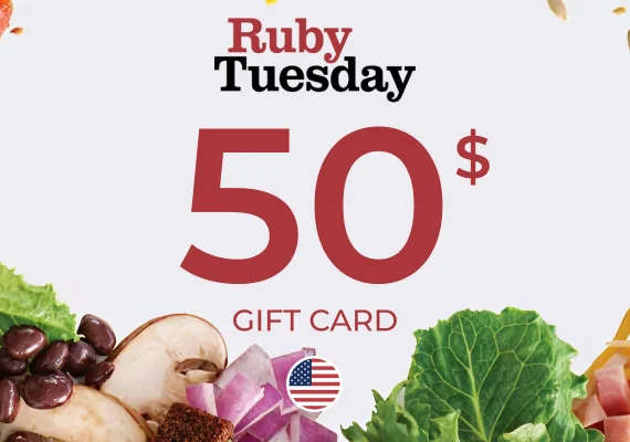 Ruby Tuesday Gift Card 50 USD Key - UNITED STATES