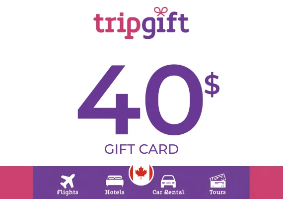 TripGift Gift Card 40 CAD