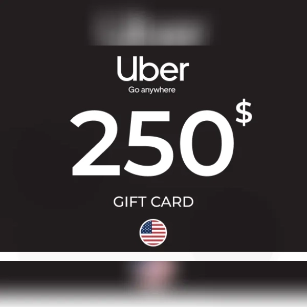 Uber Gift Card 250 USD Key - UNITED STATES