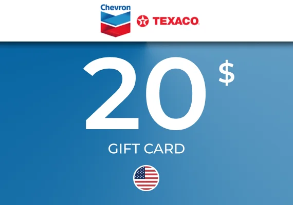 Chevron and Texaco USA Gift Card 20 USD