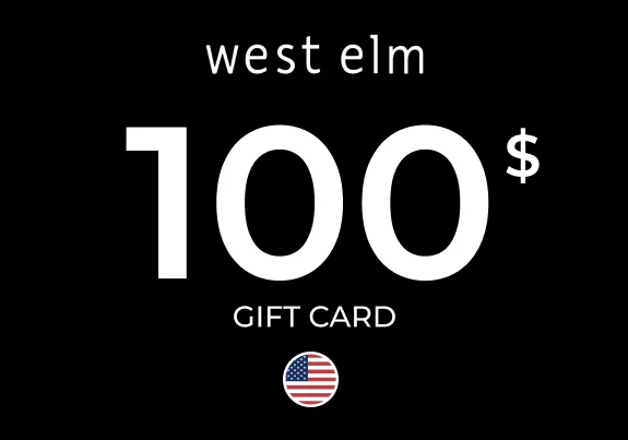 West elm Gift Card 100 USD