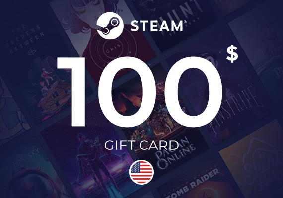 Steam Wallet Gift Card 100 USD