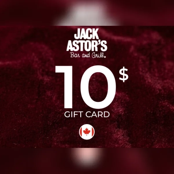 Jack Astor's Bar and Grill Gift Card 10 CAD Key - CANADA