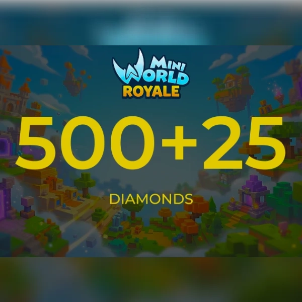 Mini World Royale - 500 + 25 Diamonds Direct Top-Up - GLOBAL