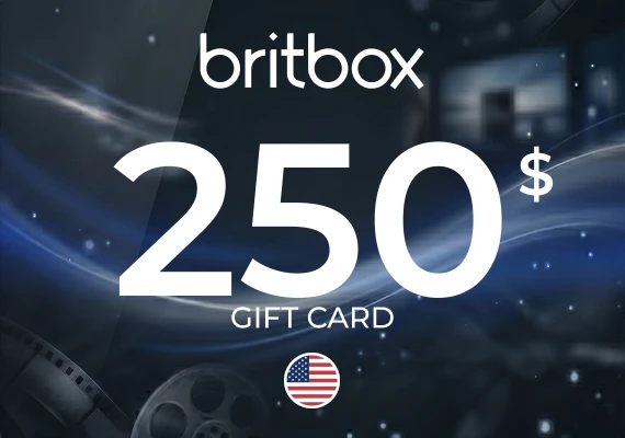 BritBox Gift Card 250 USD
