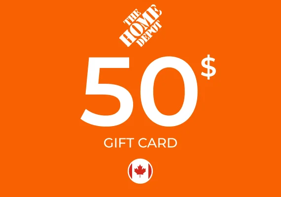 The Home Depot Gift Card 50 CAD