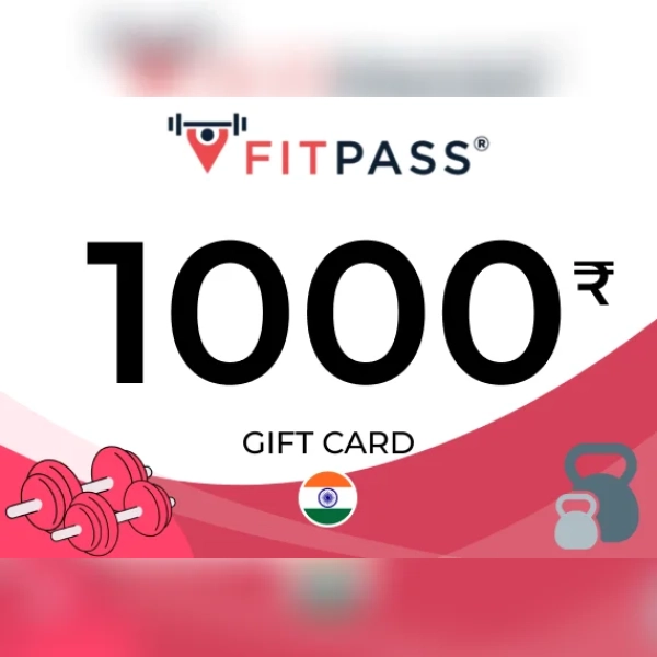 FITPASS Gift Card 1000 INR Key - INDIA