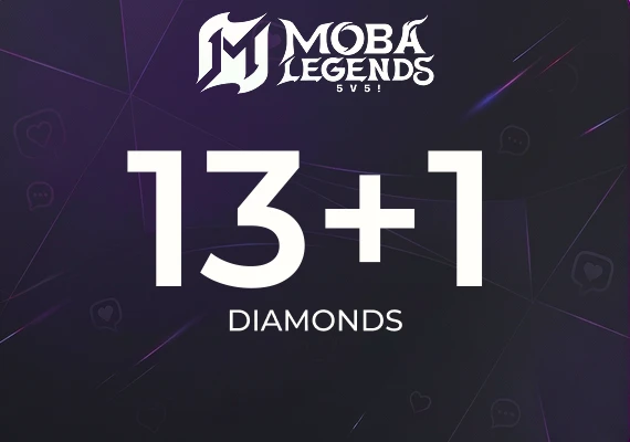 Moba Legends - 13 Diamonds + 1 Bonus