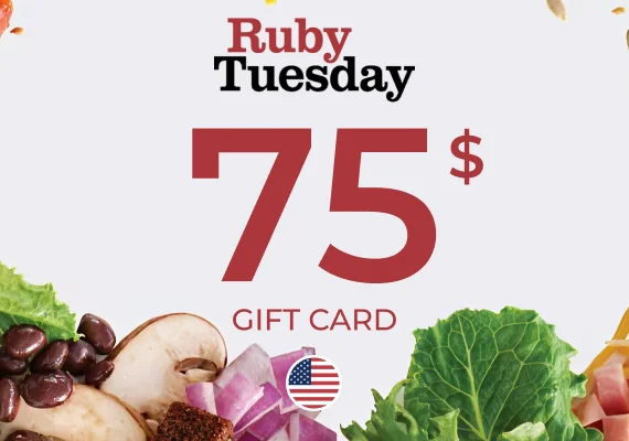 Ruby Tuesday Gift Card 75 USD Key - UNITED STATES