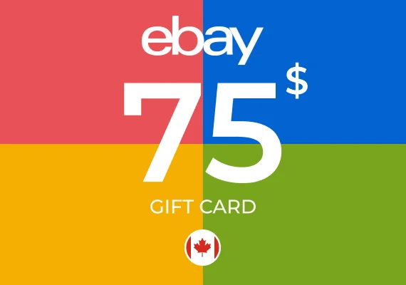 eBay Gift Card 75 CAD