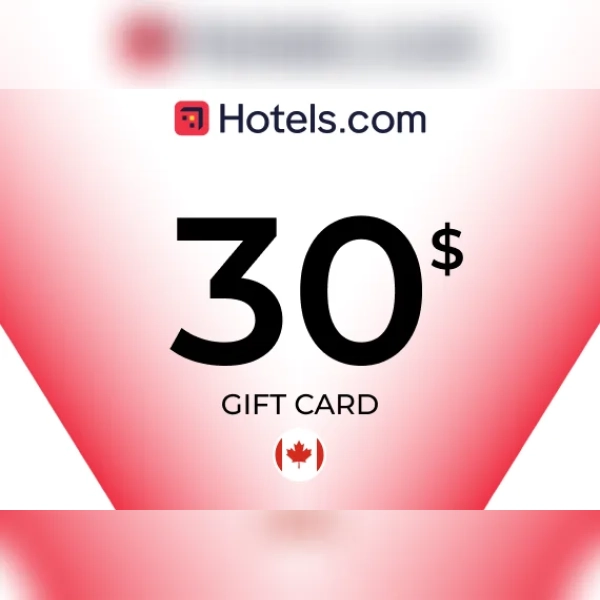 Hotels.com Gift Card 30 CAD Key - CANADA