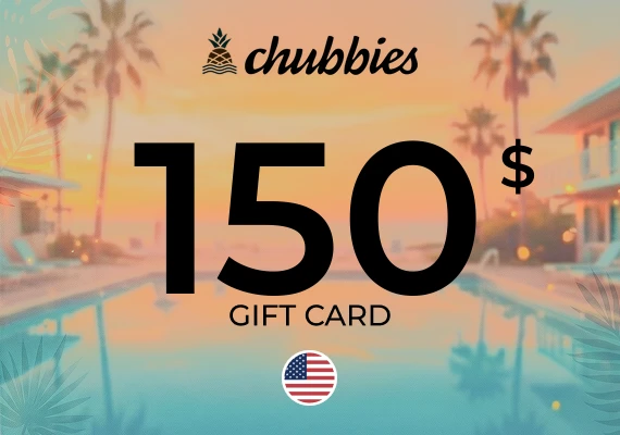 Chubbies Gift Card 150 USD