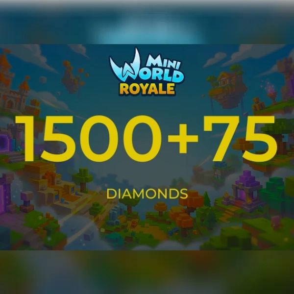 Mini World Royale - 1500 + 75 Diamonds Direct Top-Up - GLOBAL